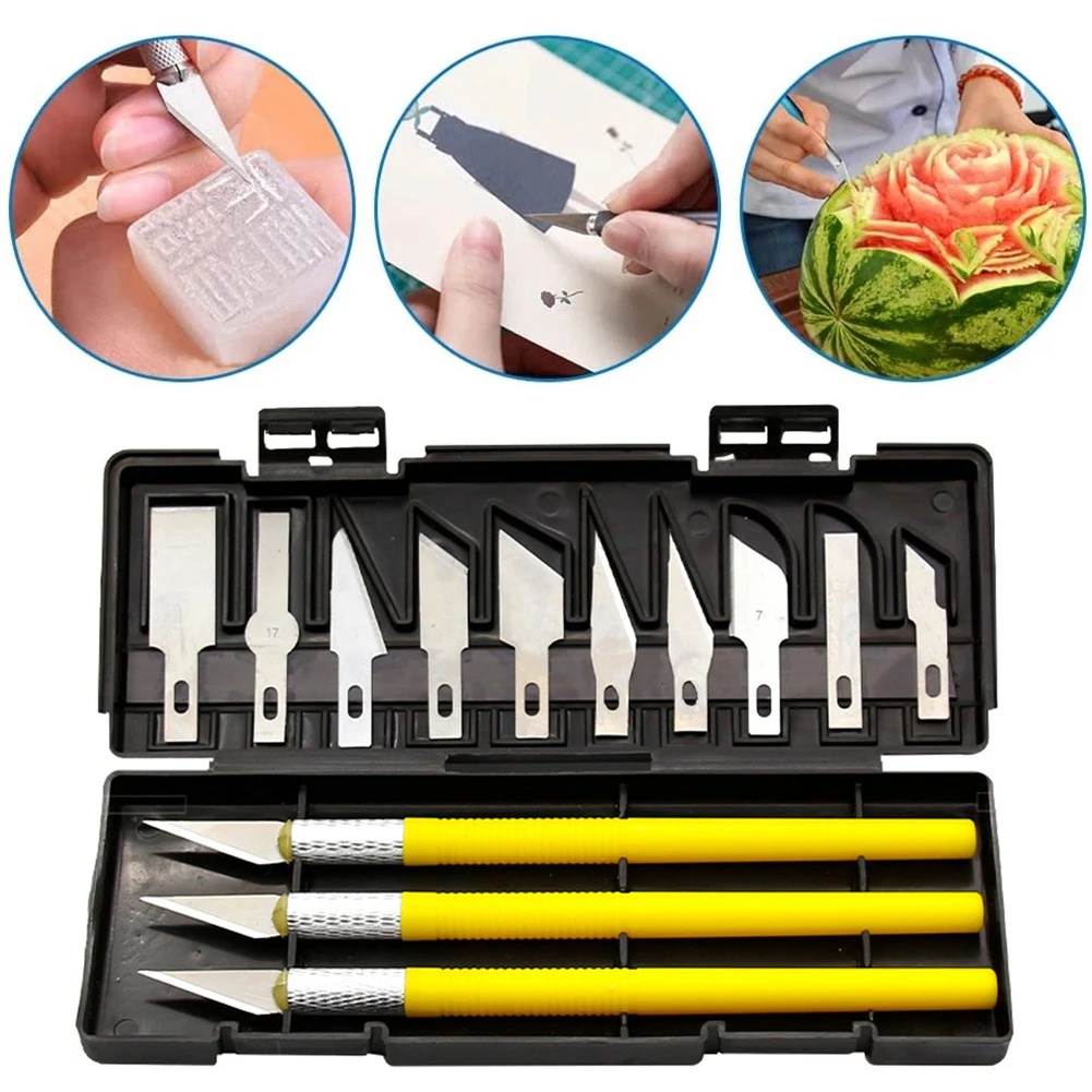 13pack Carving Cutter Set Arts Paper Cutter Carving Cutter Metal Blade Woodworking Metal Engraving Craft Cutter Knifes Blades
13pack Carving Cutter Set Arts Paper Cutter Carving Cutter Metal Blade Woodworking Metal Engraving Craft Cutter Knifes Blades