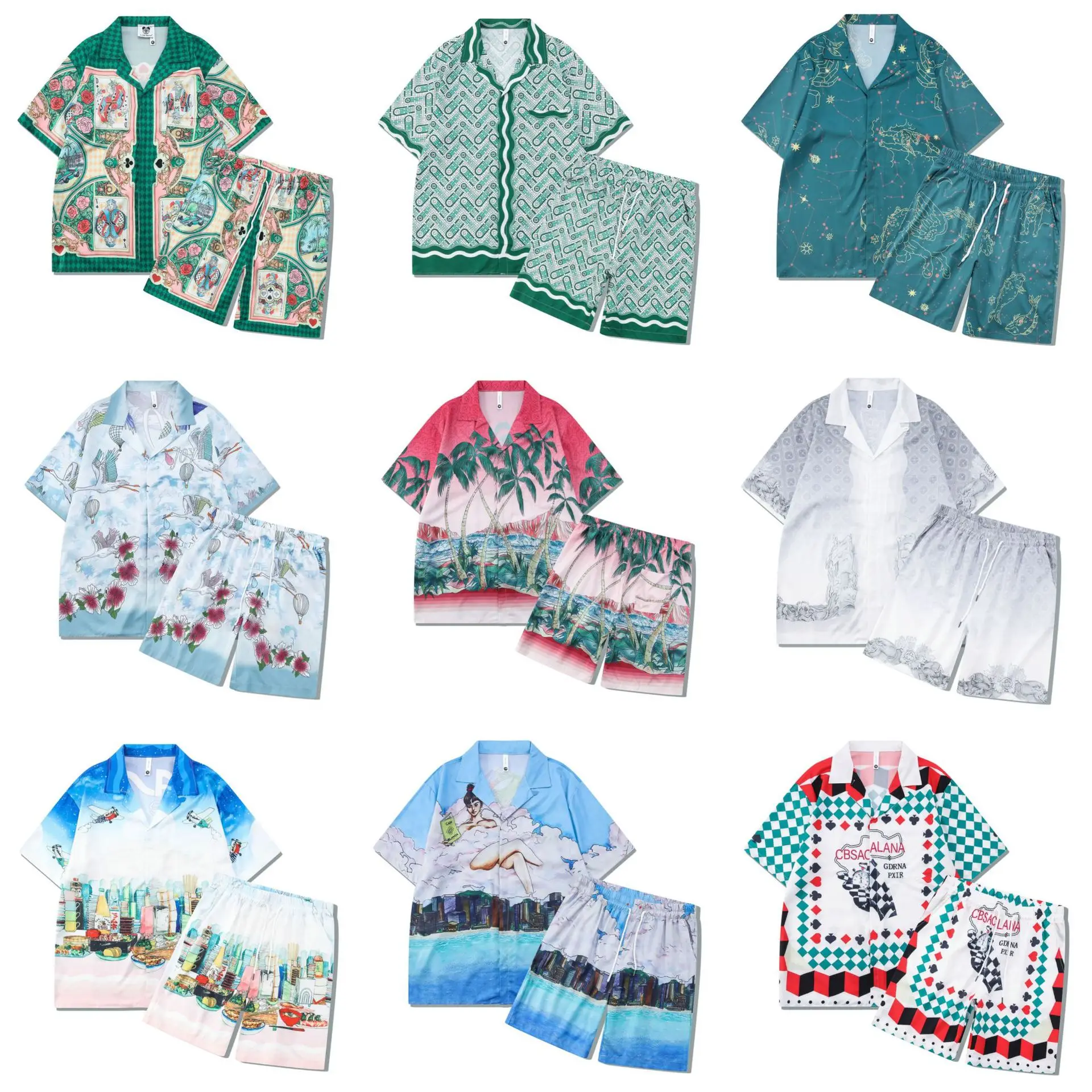 Vintage Suits for Men Print Shorts Beach American Casual Loose Hawaiian Shirts Shorts Summer Male Casual on Vacation Outfit Sets
Vintage Suits for Men Print Shorts Beach American Casual Loose Hawaiian Shirts Shorts Summer Male Casual on Vacation Outfit Sets