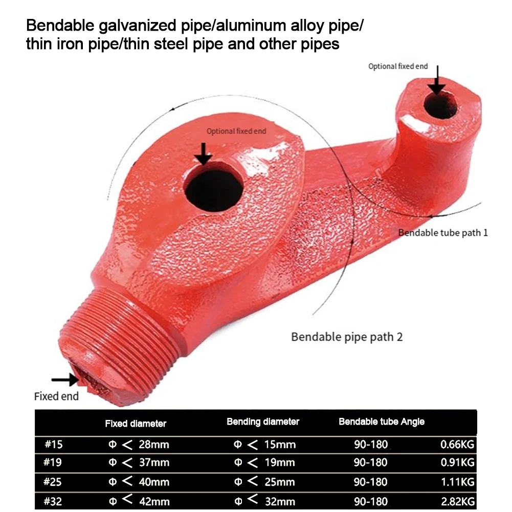 1pc Multifunction Manual Pipe Bender For Galvanized Iron Copper Water Wire Tube Sector-shaped Wire Pipe Bender Hand Tools
1pc Multifunction Manual Pipe Bender For Galvanized Iron Copper Water Wire Tube Sector-shaped Wire Pipe Bender Hand Tools