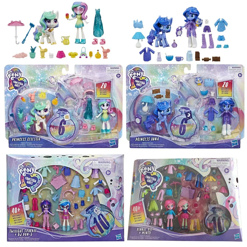 

Hasbro My Little Pony Equestria Girls Twilight Sparkle Minty Action Figure Play House Toy Collectible Ornaments Children's Gifts