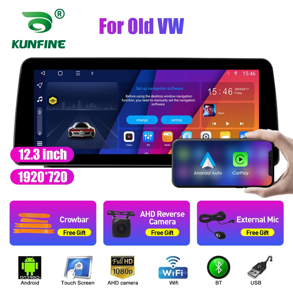 Автомобильный радиоприемник с ЖК-экраном 12,3 дюйма для старого VW Android Восьмиядерный автомобильный стерео DVD GPS навигатор Carplay
Автомобильный радиоприемник с ЖК-экраном 12,3 дюйма для старого VW Android Восьмиядерный автомобильный стерео DVD GPS навигатор Carplay