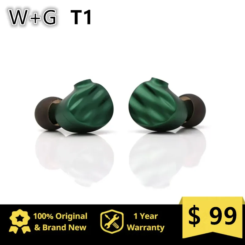WG T1 Dynamic Drivers Earphone with Patented Telsa Magnetic Group, 8 Core OFC Silver-plated Cable
WG T1 Dynamic Drivers Earphone with Patented Telsa Magnetic Group, 8 Core OFC Silver-plated Cable