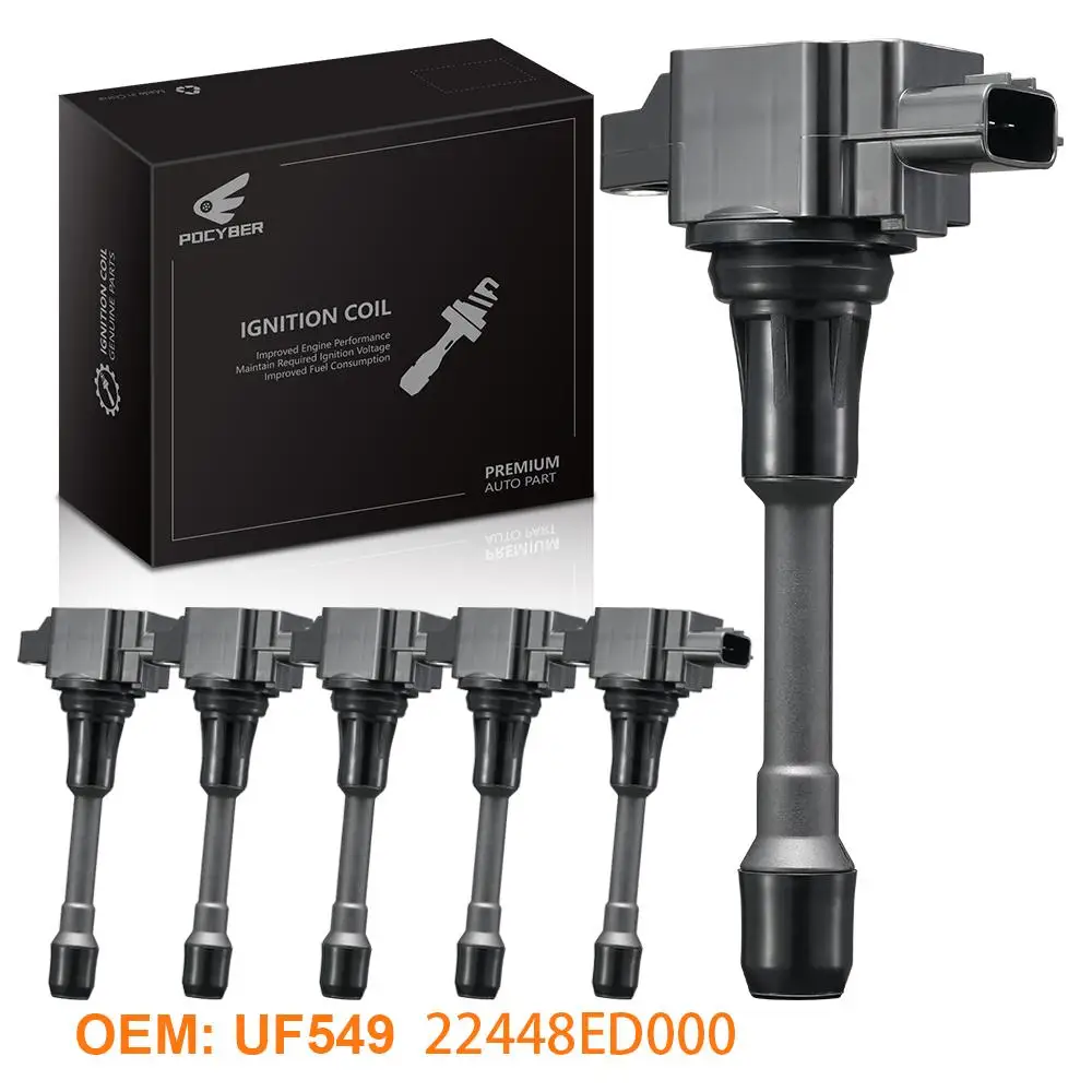 6 Pcs Ignition Coils for Nissan Frontier Suzuki Equator L4 2.5L Ignition Coil Pack Replace OEM UF509 22448ED000
6 Pcs Ignition Coils for Nissan Frontier Suzuki Equator L4 2.5L Ignition Coil Pack Replace OEM UF509 22448ED000