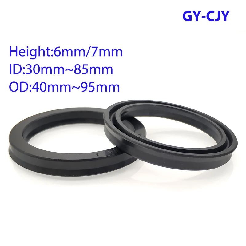 CS 6mm/7mm ID 30-85mm Black NBR Hydraulic Cylinder Oil Sealing Ring UN/USH/U/Y Type Shaft Hole General Sealing Ring Gasket
CS 6mm/7mm ID 30-85mm Black NBR Hydraulic Cylinder Oil Sealing Ring UN/USH/U/Y Type Shaft Hole General Sealing Ring Gasket