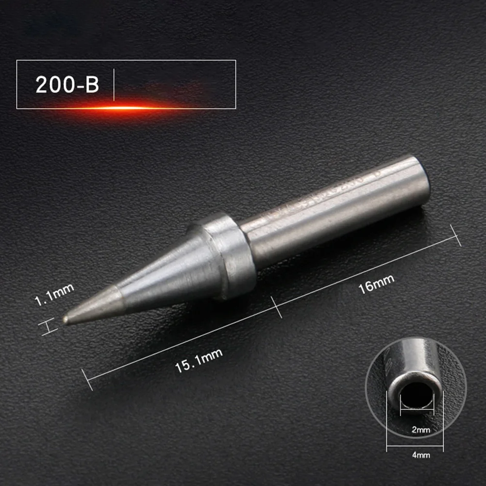 

Soldering Tips BY200 High Frequency Electric Soldering Iron Tip for 203/204 Hakkko Atten Ideal for DIY Projects