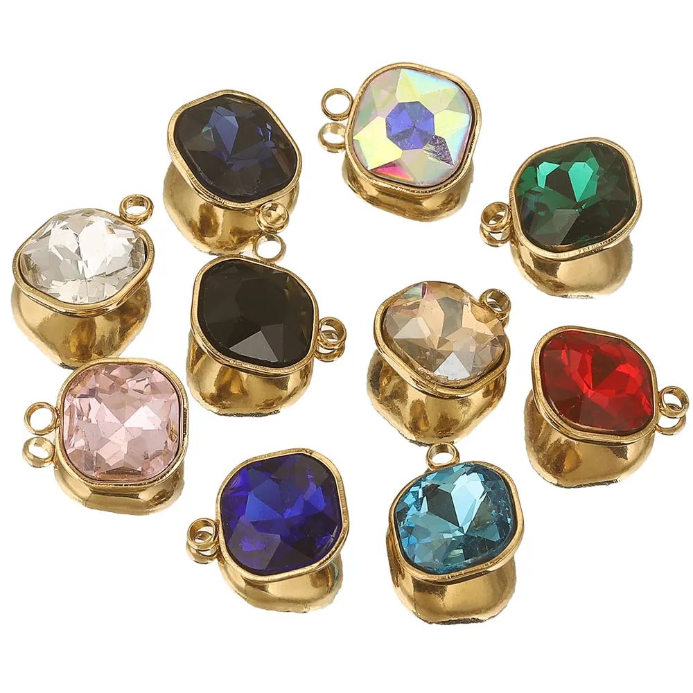 10pcs Stainless Steel 9MM GlassClearer Crystal Square Small Charms for Jewelry Making DIY Earrings Bracelet Supplies Wholesale
10pcs Stainless Steel 9MM GlassClearer Crystal Square Small Charms for Jewelry Making DIY Earrings Bracelet Supplies Wholesale