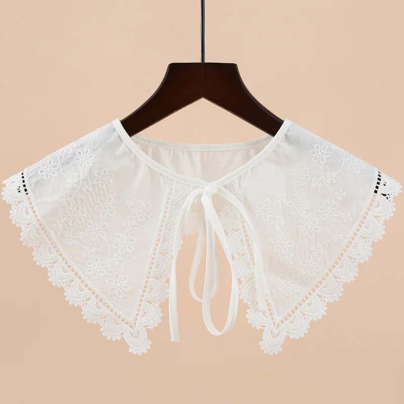 Sitonjwly Shirt Hollow Fake Collar Embroidered Floral Fake Collar White Shawl Doll False Collar Shirt Collar Detachable Shawl
Sitonjwly Shirt Hollow Fake Collar Embroidered Floral Fake Collar White Shawl Doll False Collar Shirt Collar Detachable Shawl