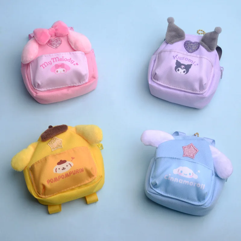 Sanrio Mini School Bag Pendant Cute MyMelody Cinnamoroll Kuromi Anime Cartoon Change Headphone Storage Wrist Bag Birthday Gift
Sanrio Mini School Bag Pendant Cute MyMelody Cinnamoroll Kuromi Anime Cartoon Change Headphone Storage Wrist Bag Birthday Gift