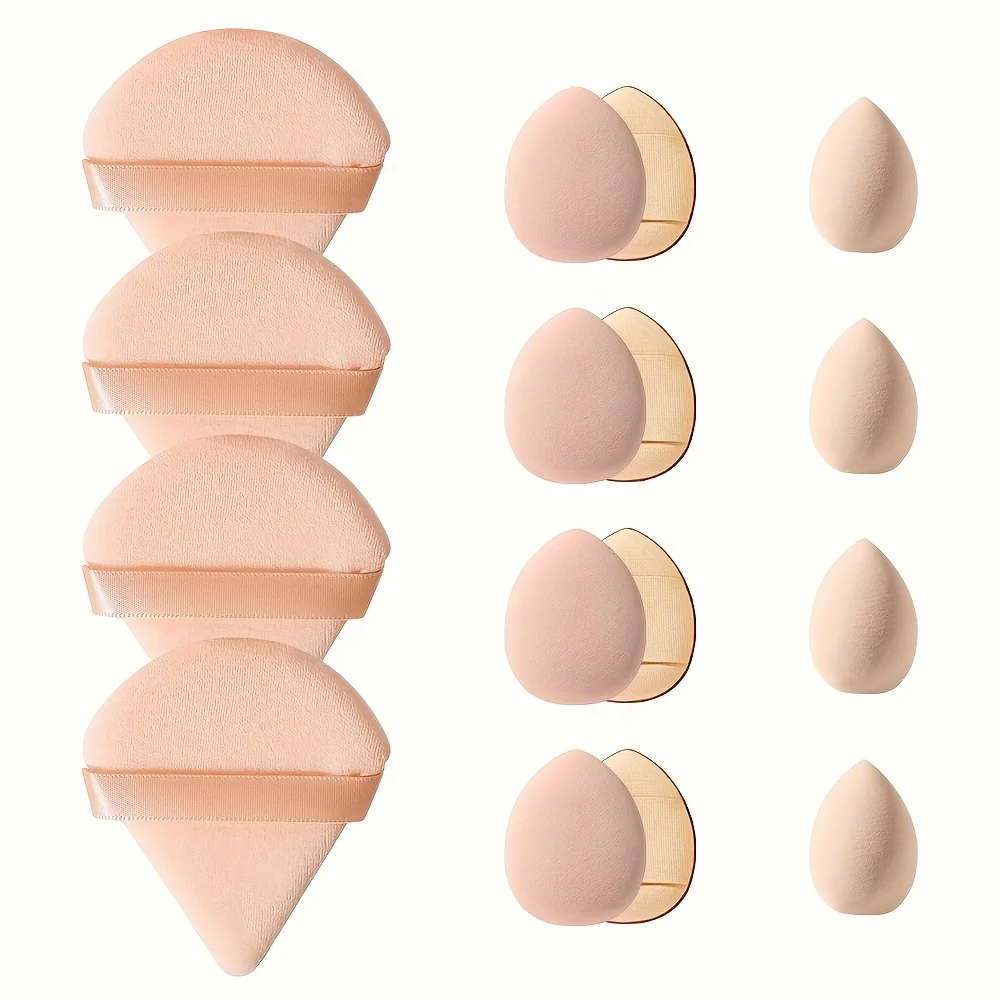 Губка для макияжа Set Wet And Dry Professionele пудра пуховка Тональная основа крем-консилер, многофункциональный инструмент для макияжа