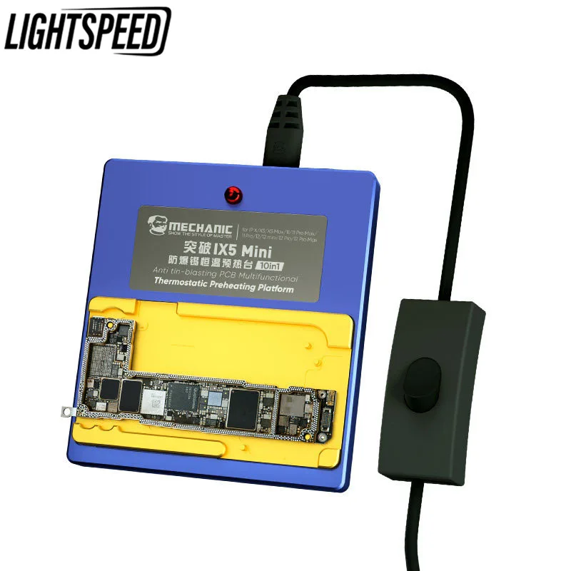 MECHANIC IX5 MINI 10-in-1 Apple Motherboard Layered Heating Station iPhone X-12 Fitting Separation Platform
MECHANIC IX5 MINI 10-in-1 Apple Motherboard Layered Heating Station iPhone X-12 Fitting Separation Platform