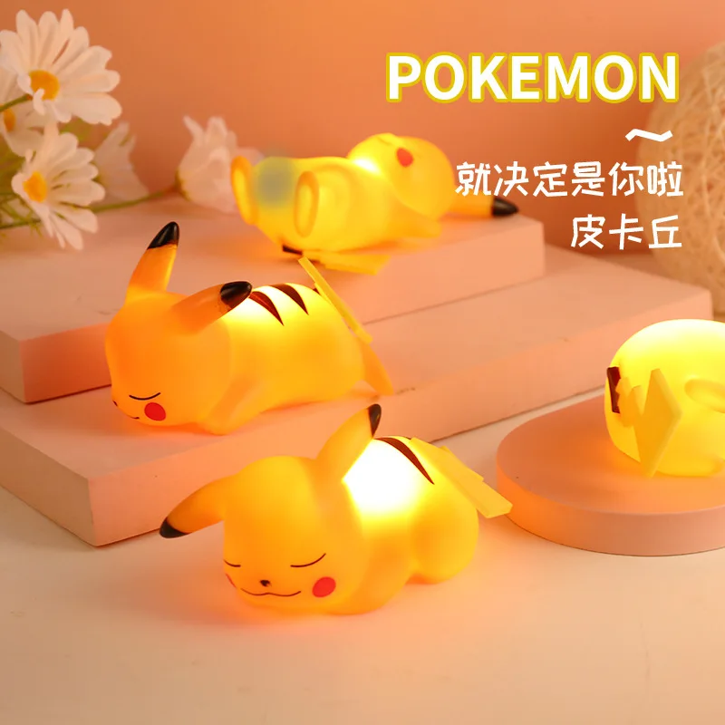 1pc cute Pokemon Pikachu Night Light Glowing kids Toy Pokemon Pikachu Cute Bedside Lamp Children's Birthday Christmas Present
1pc cute Pokemon Pikachu Night Light Glowing kids Toy Pokemon Pikachu Cute Bedside Lamp Children's Birthday Christmas Present