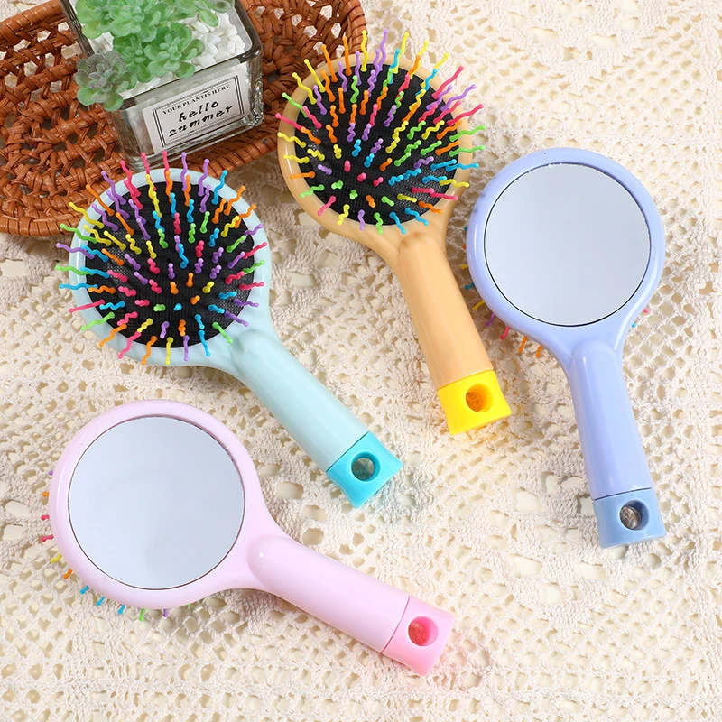 Cartoon Air Cushion Massage Hairbrush With Mirror Korean Cute Kawaii Baby Untangling Comb Hairbrush For Girls Care Accessories
Cartoon Air Cushion Massage Hairbrush With Mirror Korean Cute Kawaii Baby Untangling Comb Hairbrush For Girls Care Accessories