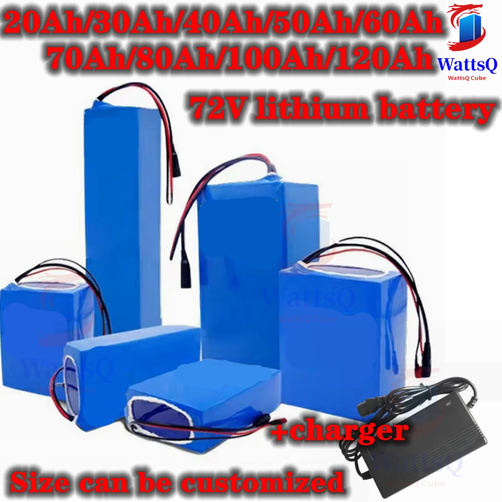 60Ah 72v 50Ah lithium ion 80Ah 72V 40Ah 100Ah li ion BMS for 5000W scooter ebike Motorcycle Forklift Crane truck +charger 
60Ah 72v 50Ah lithium ion 80Ah 72V 40Ah 100Ah li ion BMS for 5000W scooter ebike Motorcycle Forklift Crane truck +charger