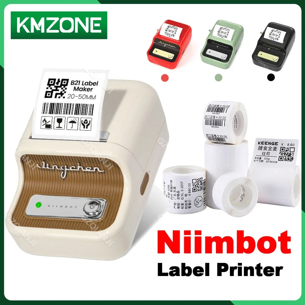 Принтер для этикеток NIIMBOT B21, портативный беспроводной ручной термопринтер с Bluetooth, производитель ювелирных изделий, бумажных рулонов для кофе
Принтер для этикеток NIIMBOT B21, портативный беспроводной ручной термопринтер с Bluetooth, производитель ювелирных изделий, бумажных рулонов для кофе