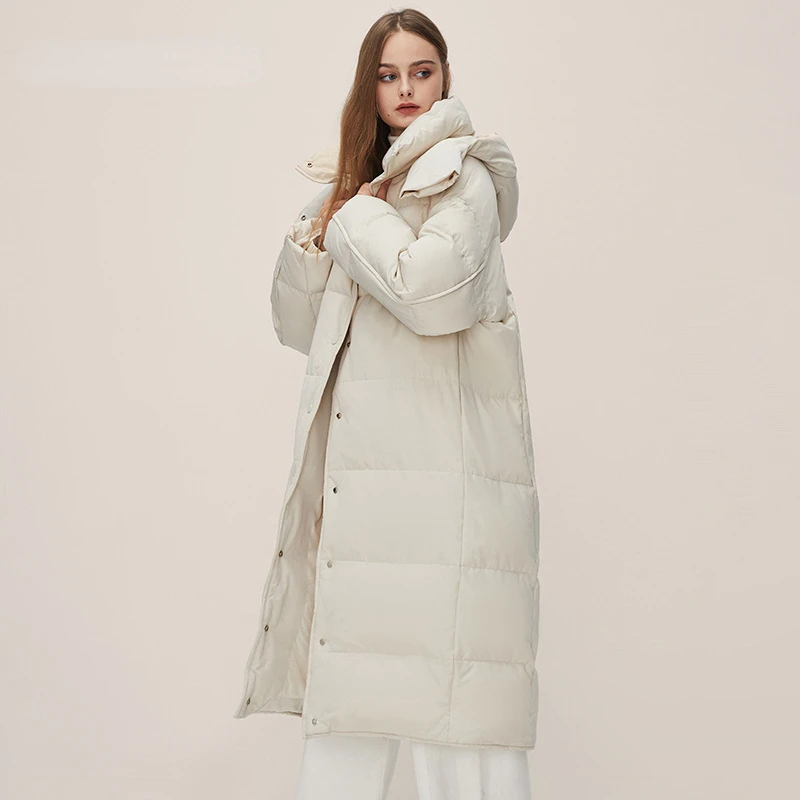 2022 New 90% white duck down quilt down jacket women's over-knee length loose thick hooded warm keeping women down coat Y9065
2022 New 90% white duck down quilt down jacket women's over-knee length loose thick hooded warm keeping women down coat Y9065