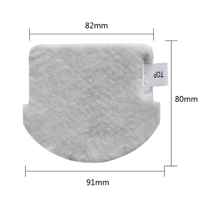 

4pcs 82x80x91mm Filter Fit For Midea VCS141 VCS142 Robot Vacuum Cleaner Accessories Home Sweeping Appliance Parts Reduce Dust