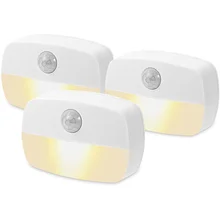 

LED Night Light With PIR Motion Sensor Light Plug in Wall Night Lamp Closet Bedside Socket Lamp For Toilet Aisle Hallway Pathway