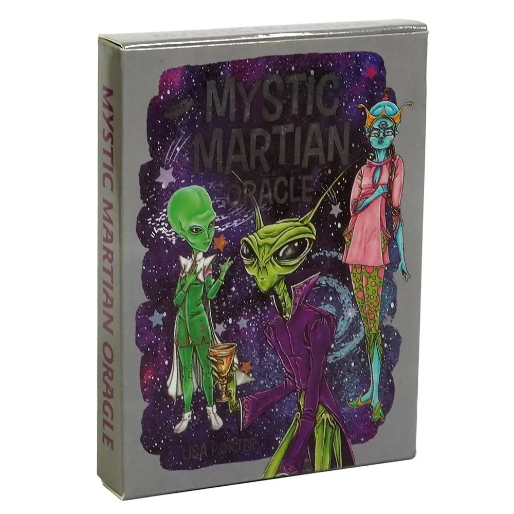 Mystic Martian Oracle Tarot Fate Divination Prophecy Card Family Party Game Toy Tarot Cards Astrology Cards for Women Girl
Mystic Martian Oracle Tarot Fate Divination Prophecy Card Family Party Game Toy Tarot Cards Astrology Cards for Women Girl