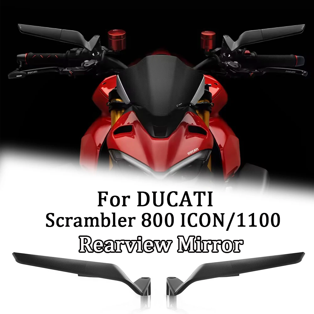 Scrambler 1100 Motorcycle Adjustable Rotating Rearview Mirror For DUCATI Scrambler 800 ICON 2018-2020 Scrambler 1100 2021 2022
Scrambler 1100 Motorcycle Adjustable Rotating Rearview Mirror For DUCATI Scrambler 800 ICON 2018-2020 Scrambler 1100 2021 2022