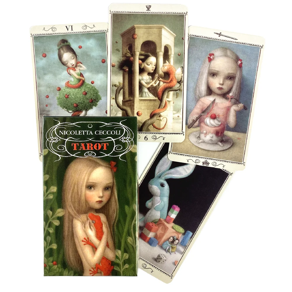 Nicoletta Ceccoli Tarot Cards Divination Deck English Vision Edition Oracle Board Games For Girls Party Playing 
Nicoletta Ceccoli Tarot Cards Divination Deck English Vision Edition Oracle Board Games For Girls Party Playing