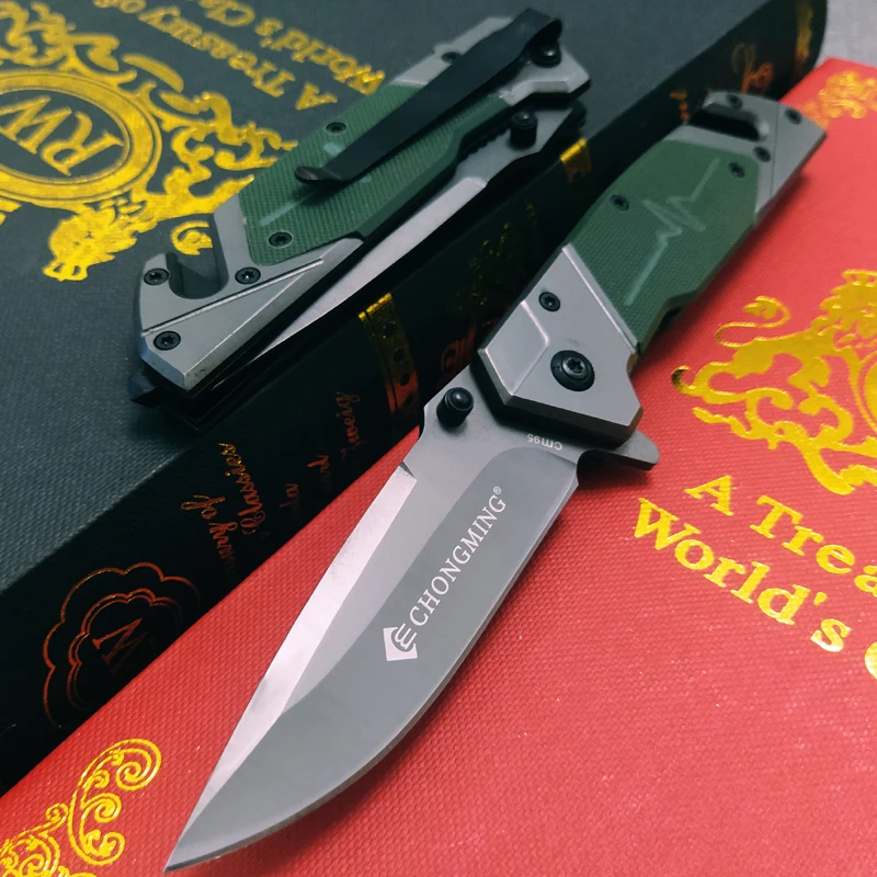 Black Titanium Hunting Survival Folding Knife Pocket Self-defense Military Tactical Hunting Knives Blade Hand Tool VG10 Handle
Black Titanium Hunting Survival Folding Knife Pocket Self-defense Military Tactical Hunting Knives Blade Hand Tool VG10 Handle
