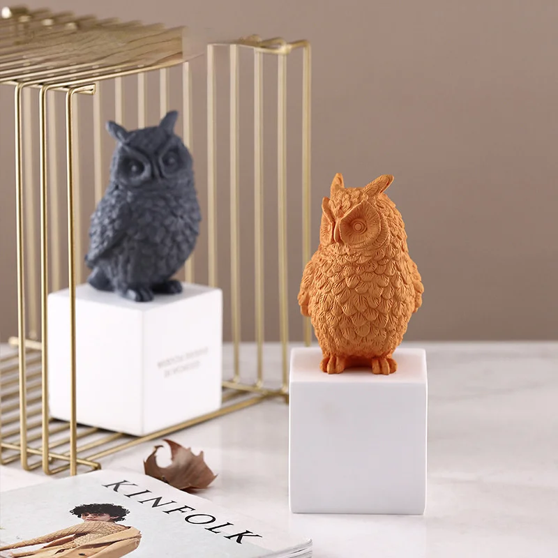 Home Creative Color Owl Resin Ornament with Base Home Cabinet Animal Soft Decoration
Home Creative Color Owl Resin Ornament with Base Home Cabinet Animal Soft Decoration