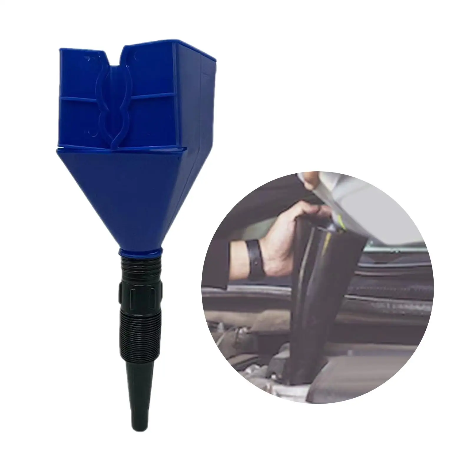 Draining Oil Snap Funnel Retractable Refueling Filler Tube Portable Gasoline Funnel Fuel Funnel for Gasoline Liquid Coolant
Draining Oil Snap Funnel Retractable Refueling Filler Tube Portable Gasoline Funnel Fuel Funnel for Gasoline Liquid Coolant