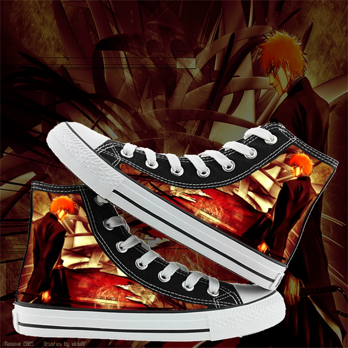 Anime BLEACH God Of Death Kurosaki Ichigo Kuchiki Rukia Higurashi Kagome Graffiti Flat Bottom Leisure Student Canvas Shoes
Anime BLEACH God Of Death Kurosaki Ichigo Kuchiki Rukia Higurashi Kagome Graffiti Flat Bottom Leisure Student Canvas Shoes