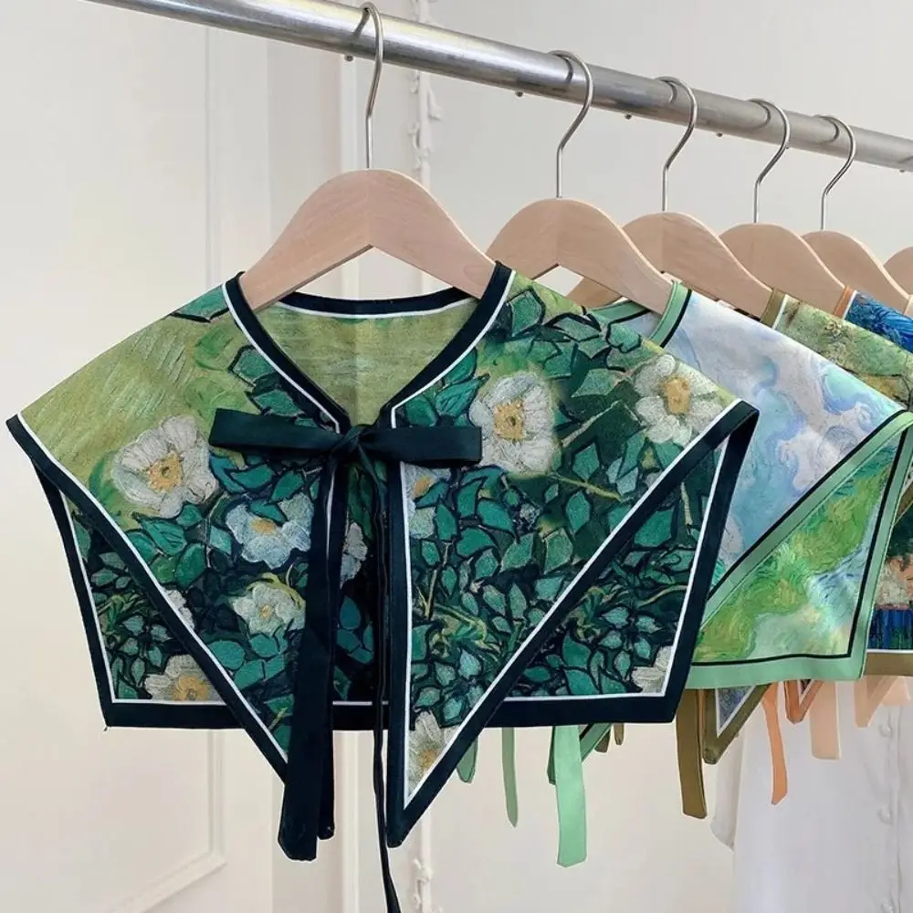 Женская рубашка, женский цветочный узор, искусственный воротник, винтажное ожерелье с половинчатой рубашкой, шаль, наплечная повязка 
Женская рубашка, женский цветочный узор, искусственный воротник, винтажное ожерелье с половинчатой рубашкой, шаль, наплечная повязка