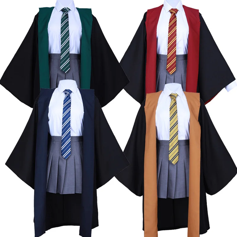 Magic Robe Cloak Witch Cloak Robe Cinema School Unifrom JK Costume Set Halloween Robe Cosplay Costume Shirt Skirt and Cloak
Magic Robe Cloak Witch Cloak Robe Cinema School Unifrom JK Costume Set Halloween Robe Cosplay Costume Shirt Skirt and Cloak