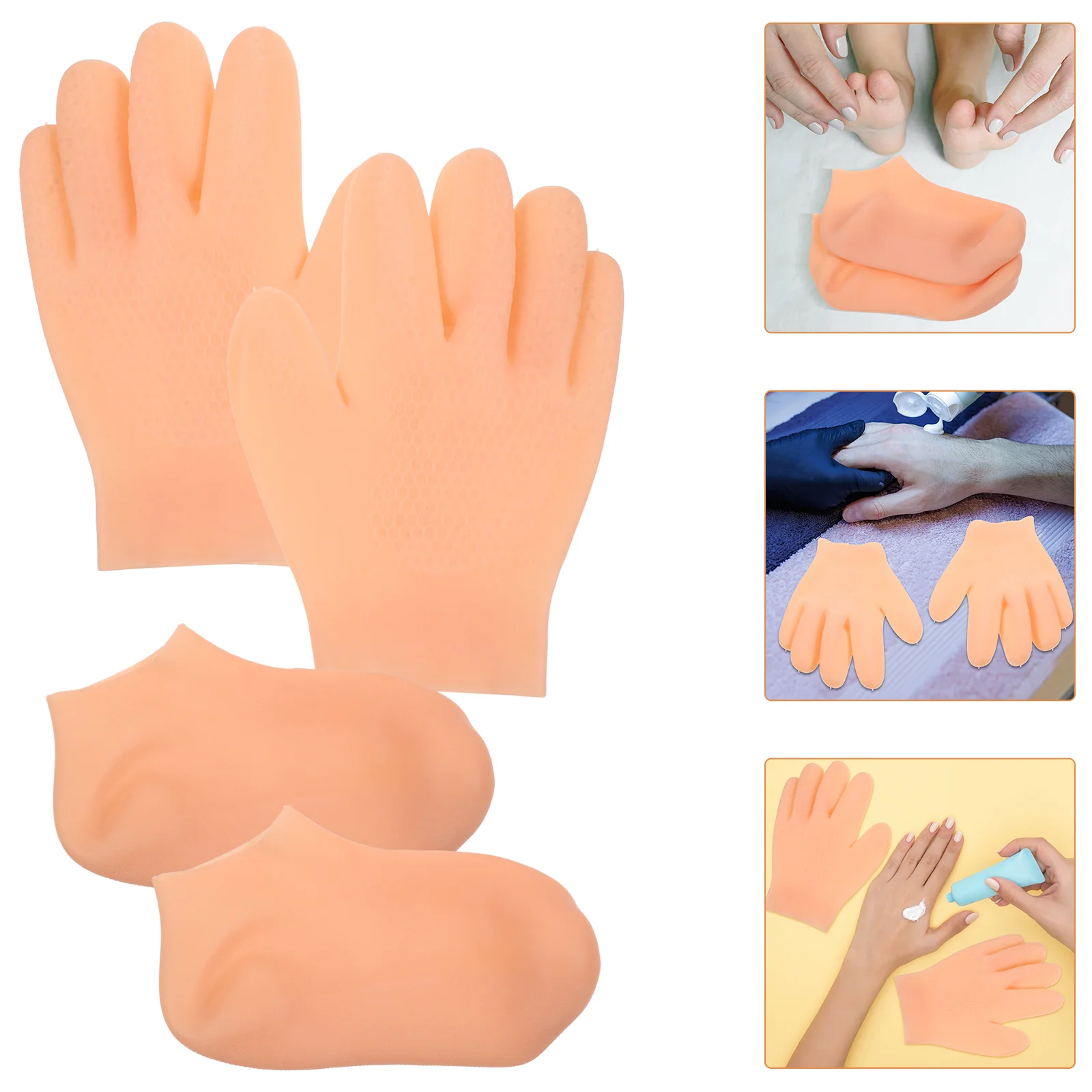1 Set Female Moisturizing Socks Lotion Moisturizing Gloves Overnight Moisturizing Gloves for Dry Hands
1 Set Female Moisturizing Socks Lotion Moisturizing Gloves Overnight Moisturizing Gloves for Dry Hands