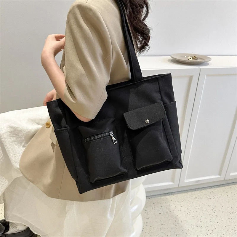 2023 New Large Capacity women's bags on offer Commuting Canvas Tote bag Students Casual shopping bag Trend Fashion Female bolsos
2023 New Large Capacity women's bags on offer Commuting Canvas Tote bag Students Casual shopping bag Trend Fashion Female bolsos