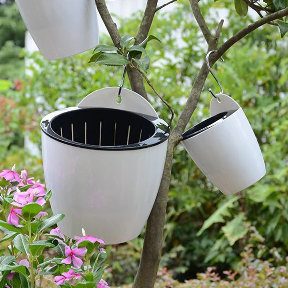 Wall-Mounted Flower Pot Automatic Water-Absorbing Plastic Soil Or Hydroponics System Pot For Wall Balcony Flower Pot Holder
Wall-Mounted Flower Pot Automatic Water-Absorbing Plastic Soil Or Hydroponics System Pot For Wall Balcony Flower Pot Holder