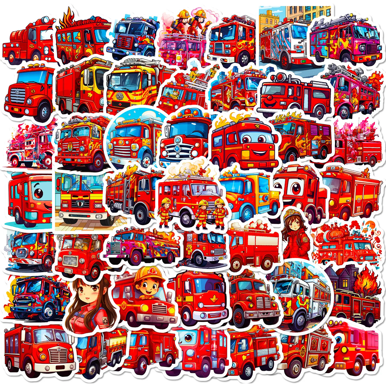 10/25/50pcs Firefighters Fire Truck Stickers Graffiti for DIY Scrapbooking Phone Laptop Travel Luggage Kindergarten Kids Toy
10/25/50pcs Firefighters Fire Truck Stickers Graffiti for DIY Scrapbooking Phone Laptop Travel Luggage Kindergarten Kids Toy