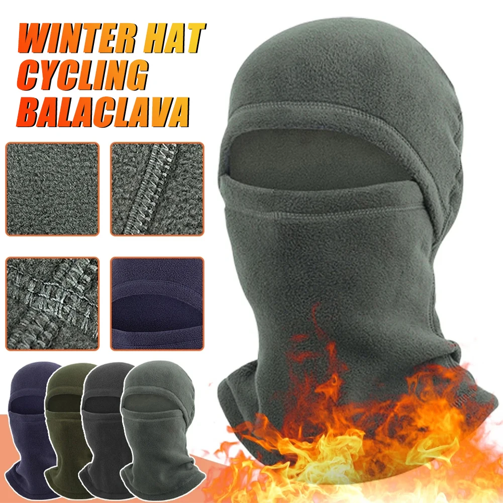 Winter Cycling Balaclava Men's Women's Thermal Fleece Face Mask Warm Beanie for Household Sports Cycling Fishing Ski Hat
Winter Cycling Balaclava Men's Women's Thermal Fleece Face Mask Warm Beanie for Household Sports Cycling Fishing Ski Hat