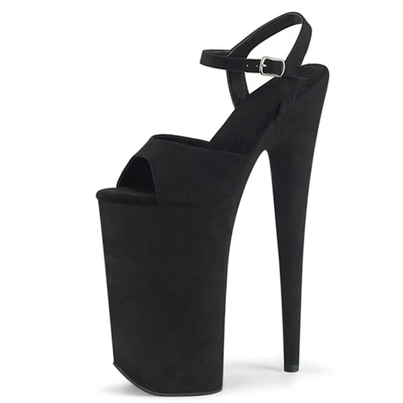 LAIJIANJINXIA New 26CM/10inches Suede Upper Sexy Exotic Women High Heel Platform Party Sandals Pole Dance Shoes
LAIJIANJINXIA New 26CM/10inches Suede Upper Sexy Exotic Women High Heel Platform Party Sandals Pole Dance Shoes