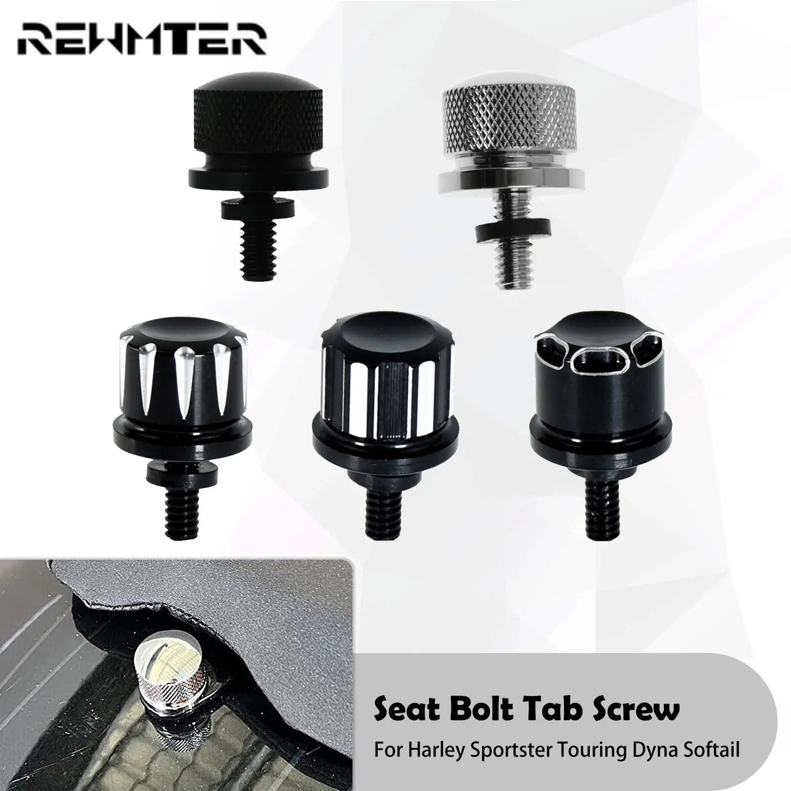 Motorcycle Universal Rear Seat Bolt Fender Bolt Screw Black/Chrome For Harley Sportster XL Dyna Softail Touring Street Glide FLH
Motorcycle Universal Rear Seat Bolt Fender Bolt Screw Black/Chrome For Harley Sportster XL Dyna Softail Touring Street Glide FLH