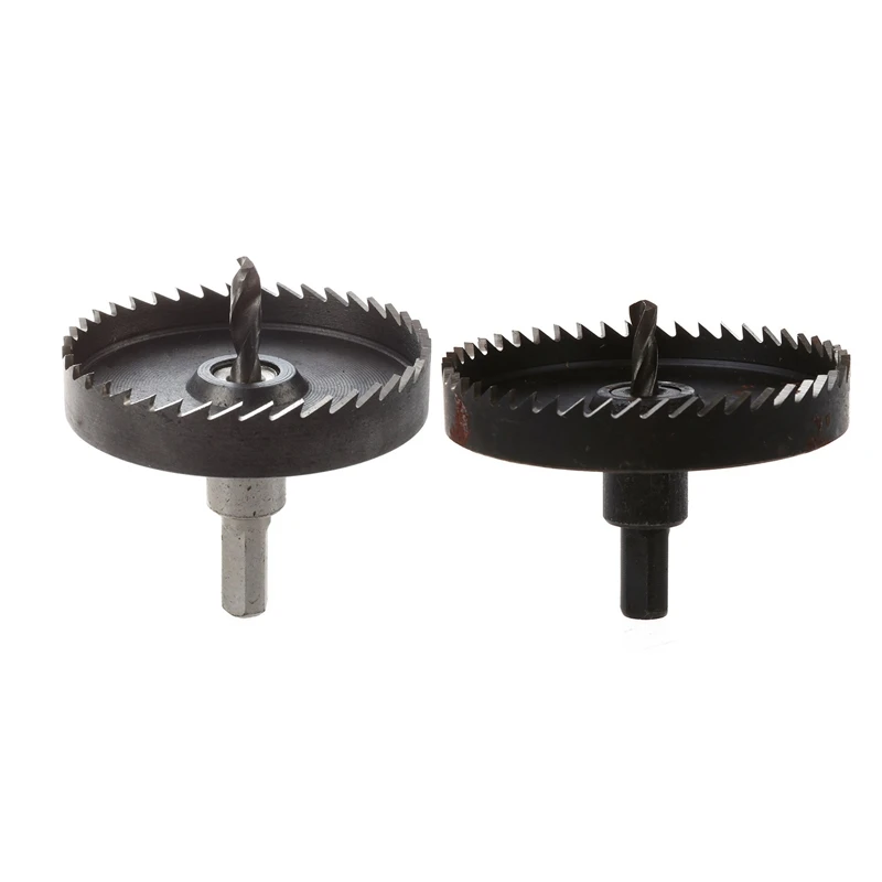 

2Pcs Hole Saw Tooth HSS Steel Hole Saw Drill Bit Cutter Tool For Metal Wood Alloy - 70Mm & 80Mm