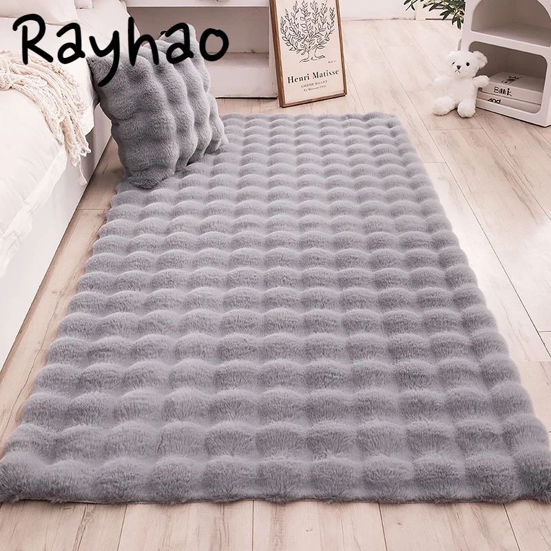 Solid Color Multi-size Non-slip Floor Mat Room Decoration Carpet for Bedroom Sofa Nordic Ins Soft Fluffy Artificial Wool Rugs 
Solid Color Multi-size Non-slip Floor Mat Room Decoration Carpet for Bedroom Sofa Nordic Ins Soft Fluffy Artificial Wool Rugs