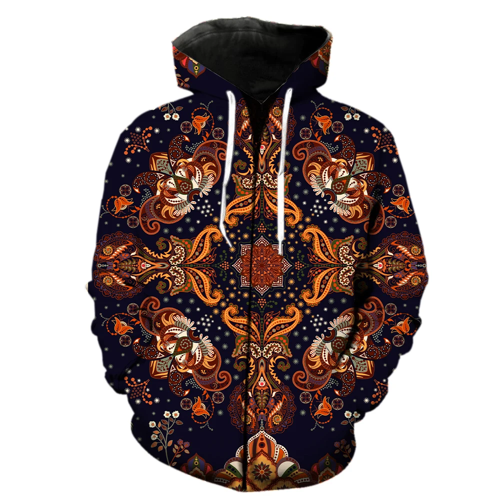 Ethnic Style Pattern Men's Zipper Hoodie Long Sleeve Fashion Casual Harajuku Streetwear Oversized With Hood Jackets Unisex Teens
Ethnic Style Pattern Men's Zipper Hoodie Long Sleeve Fashion Casual Harajuku Streetwear Oversized With Hood Jackets Unisex Teens