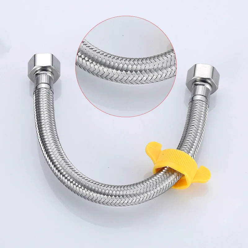 High performance Stainless Steel Braided Inlet Hose for Faucets Cold and Hot Water 304 Stainless Steel 20cm Length
High performance Stainless Steel Braided Inlet Hose for Faucets Cold and Hot Water 304 Stainless Steel 20cm Length