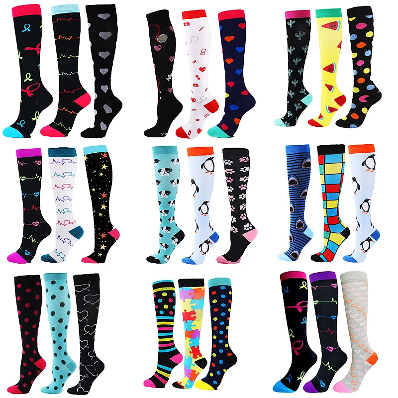 3 Pairs/Pack Compression Socks Women Running Sports Socks Varicose Veins Edema Knee High 30mmgh Nurses Men Compression Stocking
3 Pairs/Pack Compression Socks Women Running Sports Socks Varicose Veins Edema Knee High 30mmgh Nurses Men Compression Stocking