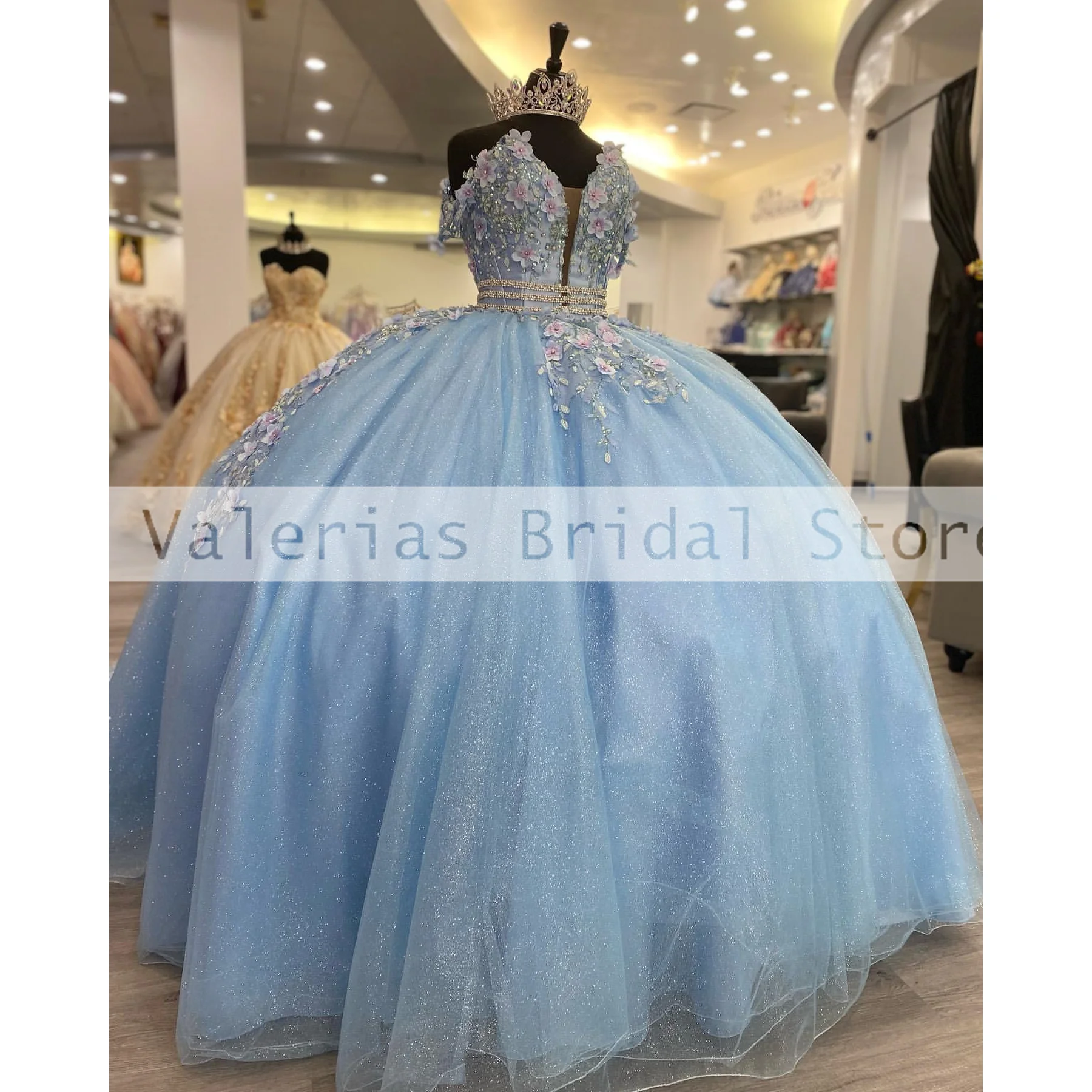 Sky Blue Quinceanera Dress Off The Shoulder Ball Gown Fomal Party Sweet 16 Dress Vestidos De 15 Quinceañera Birthday Gowns
Sky Blue Quinceanera Dress Off The Shoulder Ball Gown Fomal Party Sweet 16 Dress Vestidos De 15 Quinceañera Birthday Gowns