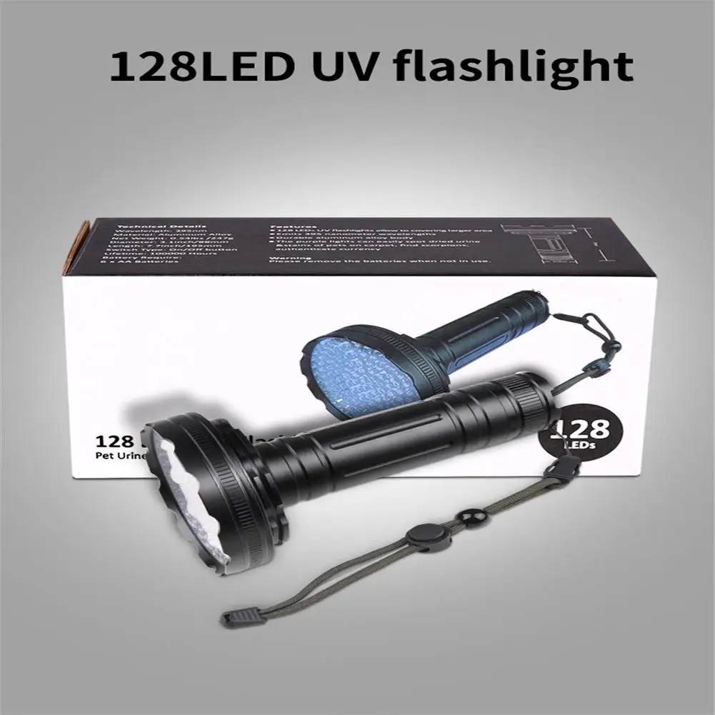 128 X 395led Outdoor Uv Ultraviolet Flashlight Ipx4 Waterproof Lamp Torch Money Inspection Light
128 X 395led Outdoor Uv Ultraviolet Flashlight Ipx4 Waterproof Lamp Torch Money Inspection Light