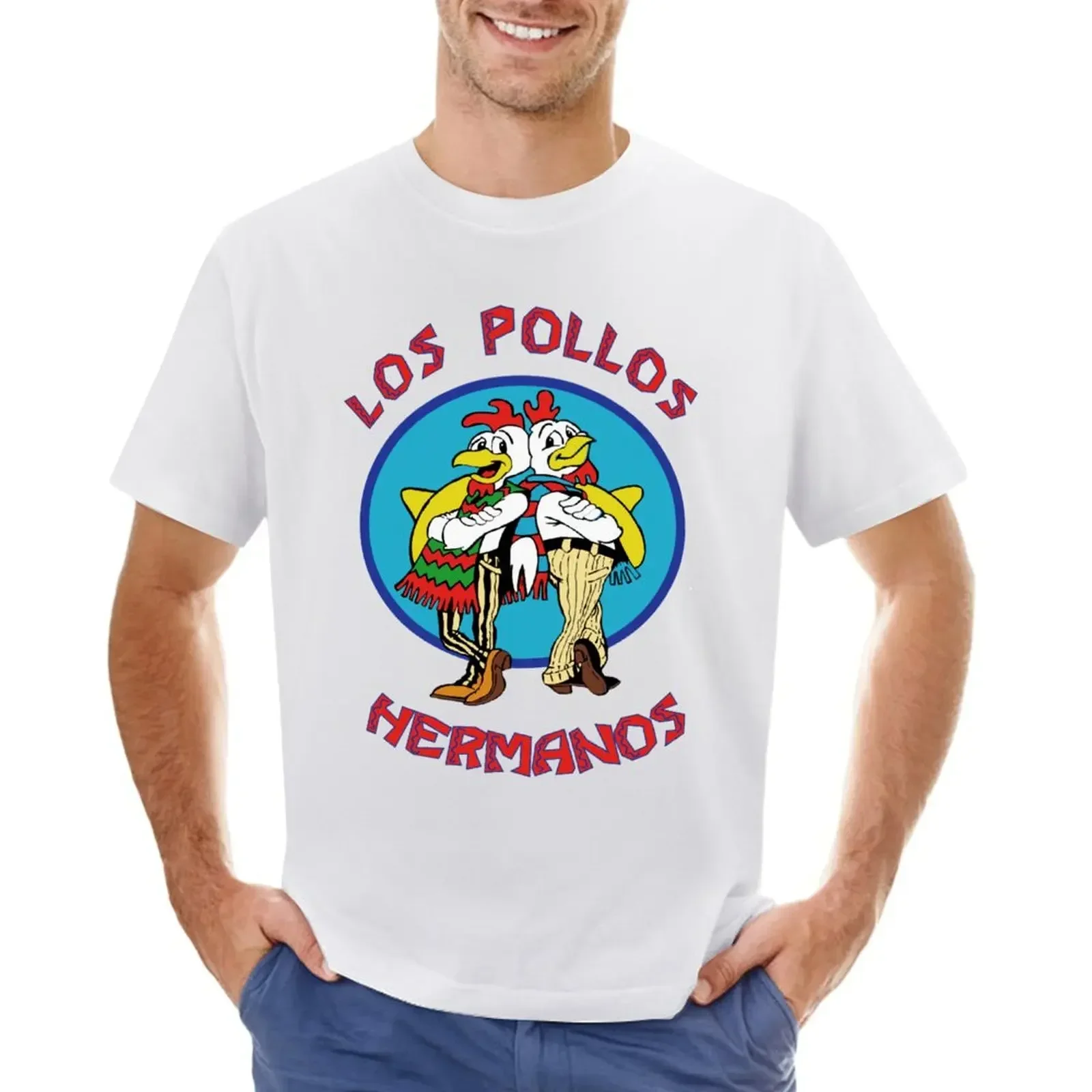 Los pollos hermanos T-shirt tees vintage cute tops slim fit t shirts for men
Los pollos hermanos T-shirt tees vintage cute tops slim fit t shirts for men