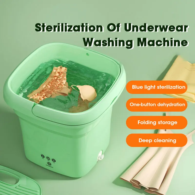 4.5L Foldable Washing Machine Portable Socks Underwear Panties Retractable Household Washing Machine 3 Models With Spinning Dry
4.5L Foldable Washing Machine Portable Socks Underwear Panties Retractable Household Washing Machine 3 Models With Spinning Dry