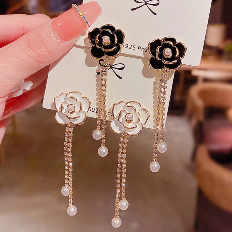 Flower Earrings Korea Fashion All-match Temperament High Sense Long Earrings Women In 2022 New Tide Earrings Women Jewelry Gift
Flower Earrings Korea Fashion All-match Temperament High Sense Long Earrings Women In 2022 New Tide Earrings Women Jewelry Gift