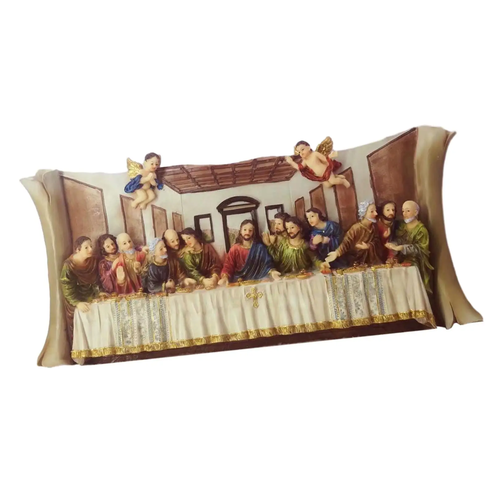 Resin Last Supper Statue Sculpture The Last Supper Scene Office Decoration Jesus and 12 Disciples for Home Office Decoration
Resin Last Supper Statue Sculpture The Last Supper Scene Office Decoration Jesus and 12 Disciples for Home Office Decoration