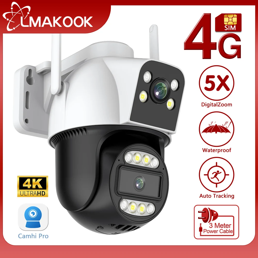 

IP-камера LMAKOOK 4K, 8 Мп, PTZ, Wi-Fi