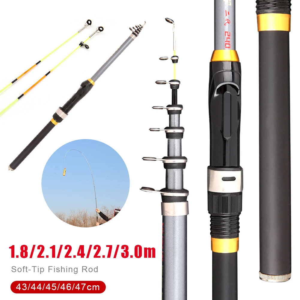 Portable Telescopic Ultra-light Carp Fishing Rod, Outdoor Sport Accessories, Freshwater Spinning Pole
Portable Telescopic Ultra-light Carp Fishing Rod, Outdoor Sport Accessories, Freshwater Spinning Pole